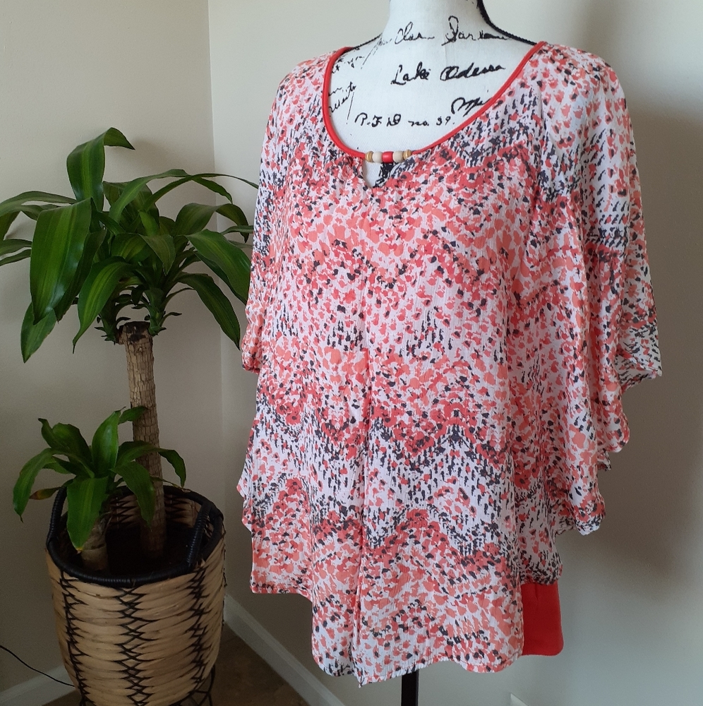 Kim Rogers poncho style top